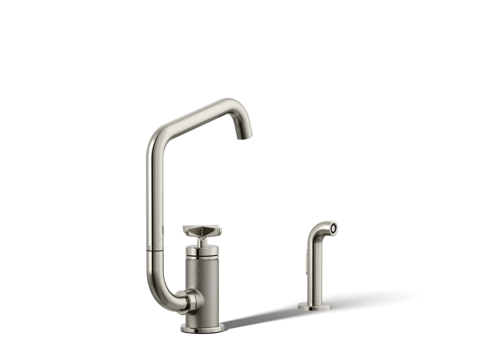 KOHLER K-28667-3 Billet Single-handle bar sink faucet with two-function extended-reach spout and side sprayer - Image 40