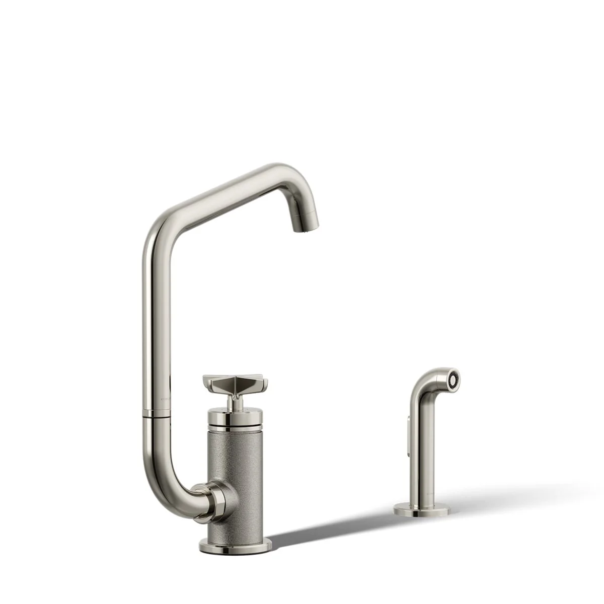 KOHLER K-28667-3 Billet Single-handle bar sink faucet with two-function extended-reach spout and side sprayer - Image 44