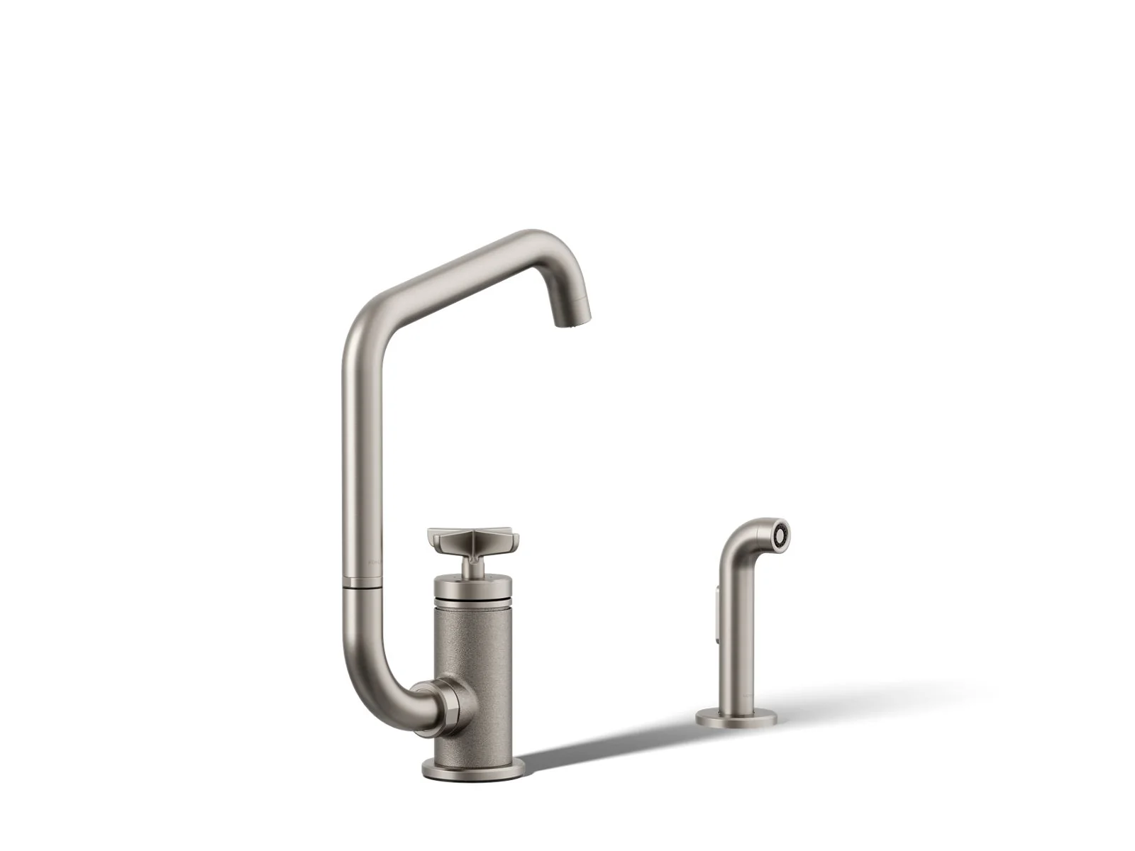 KOHLER K-28667-3 Billet Single-handle bar sink faucet with two-function extended-reach spout and side sprayer - Image 50