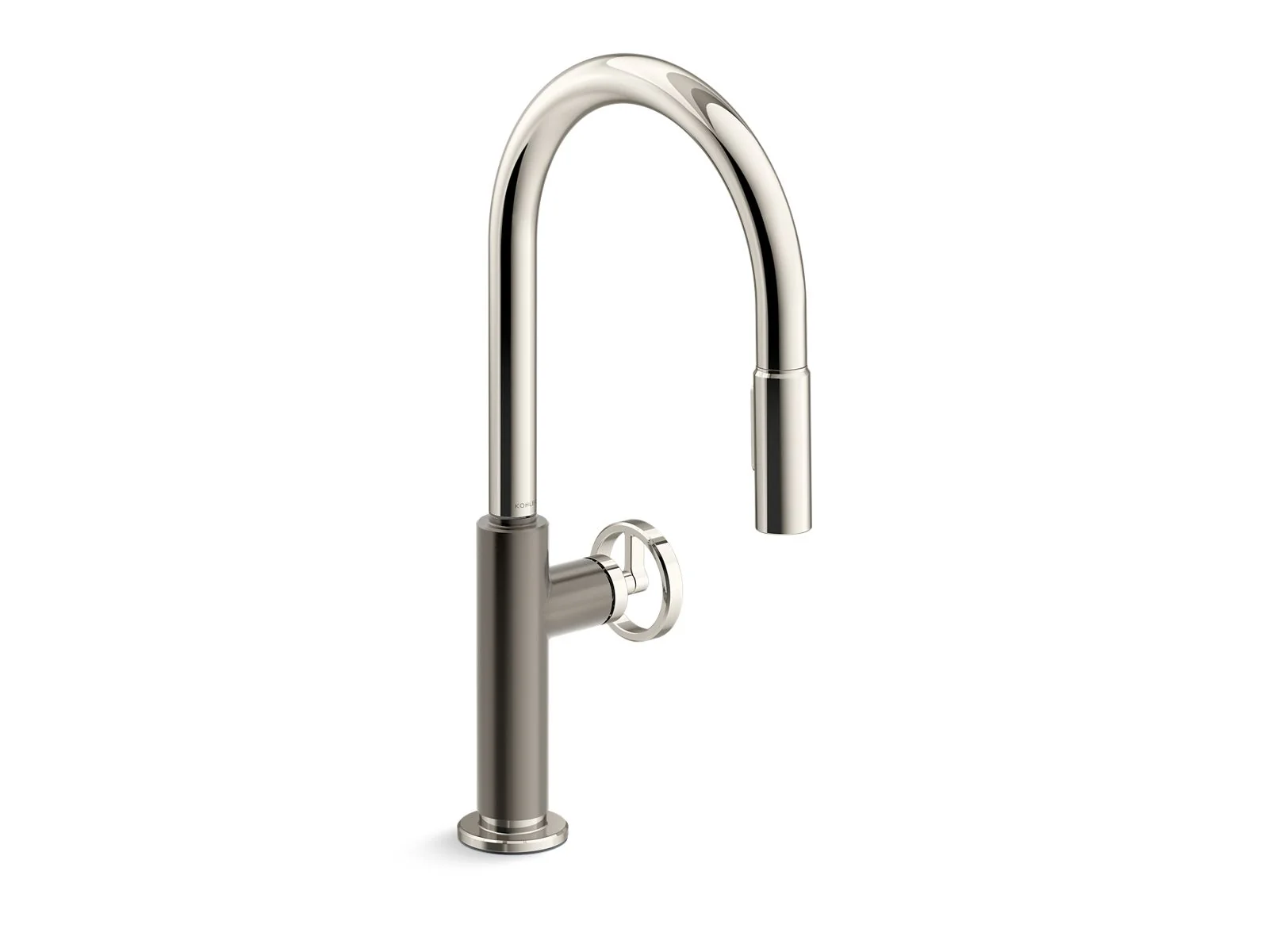 KOHLER K-28670-9RT2 Billet Touchless pull-down kitchen sink faucet with two-function sprayhead - Image 6