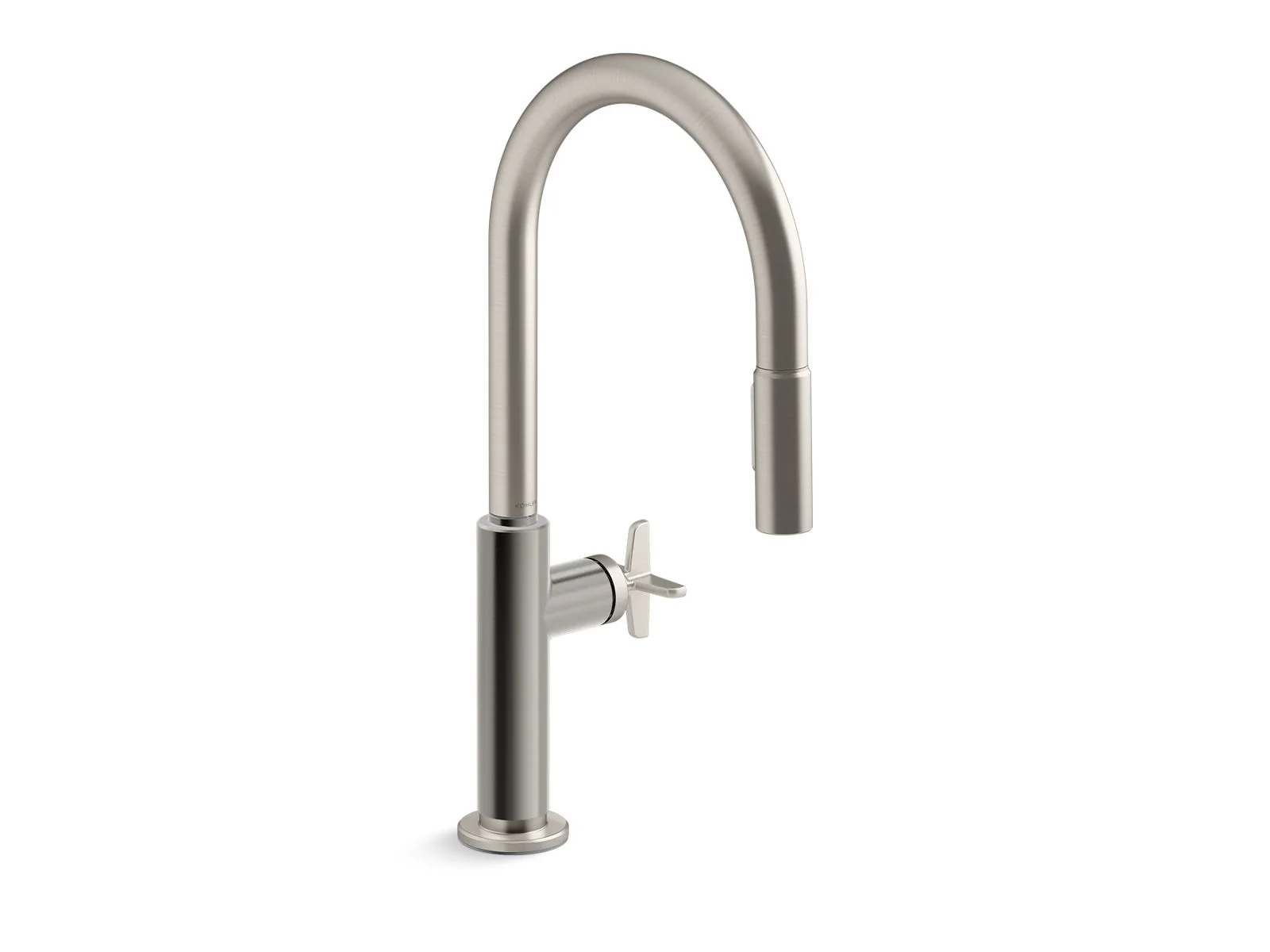 KOHLER K-28670-3RT2 Billet Touchless pull-down kitchen sink faucet with two-function sprayhead - Image 6