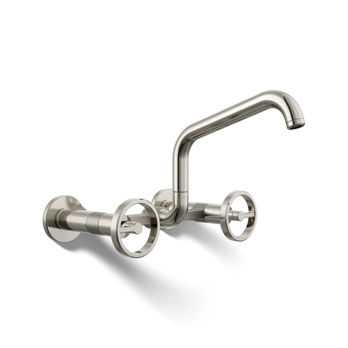 KOHLER K-28666-9 Billet Two-hole wall-mount bridge kitchen sink faucet - Image 44