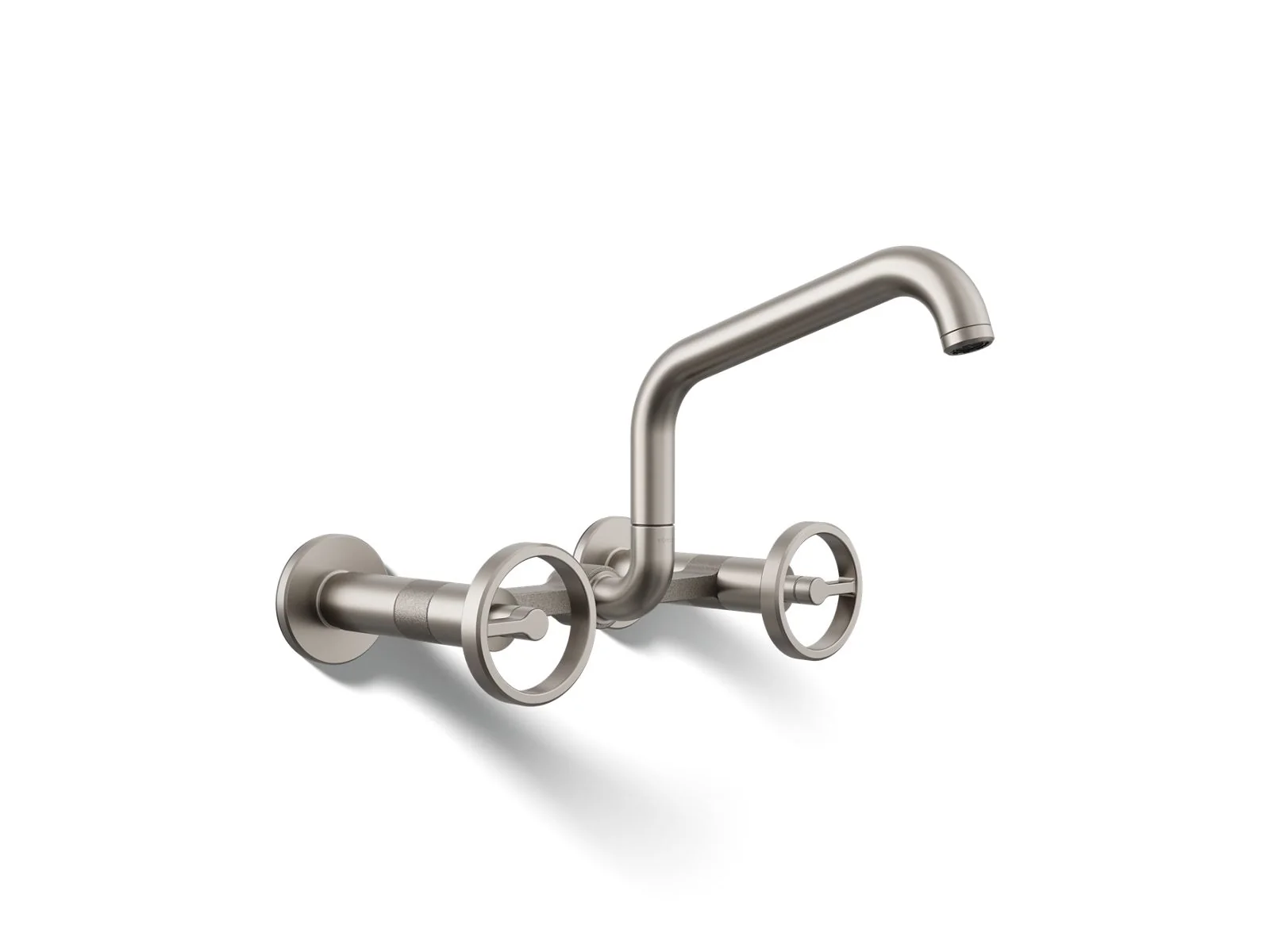 KOHLER K-28666-9 Billet Two-hole wall-mount bridge kitchen sink faucet - Image 45