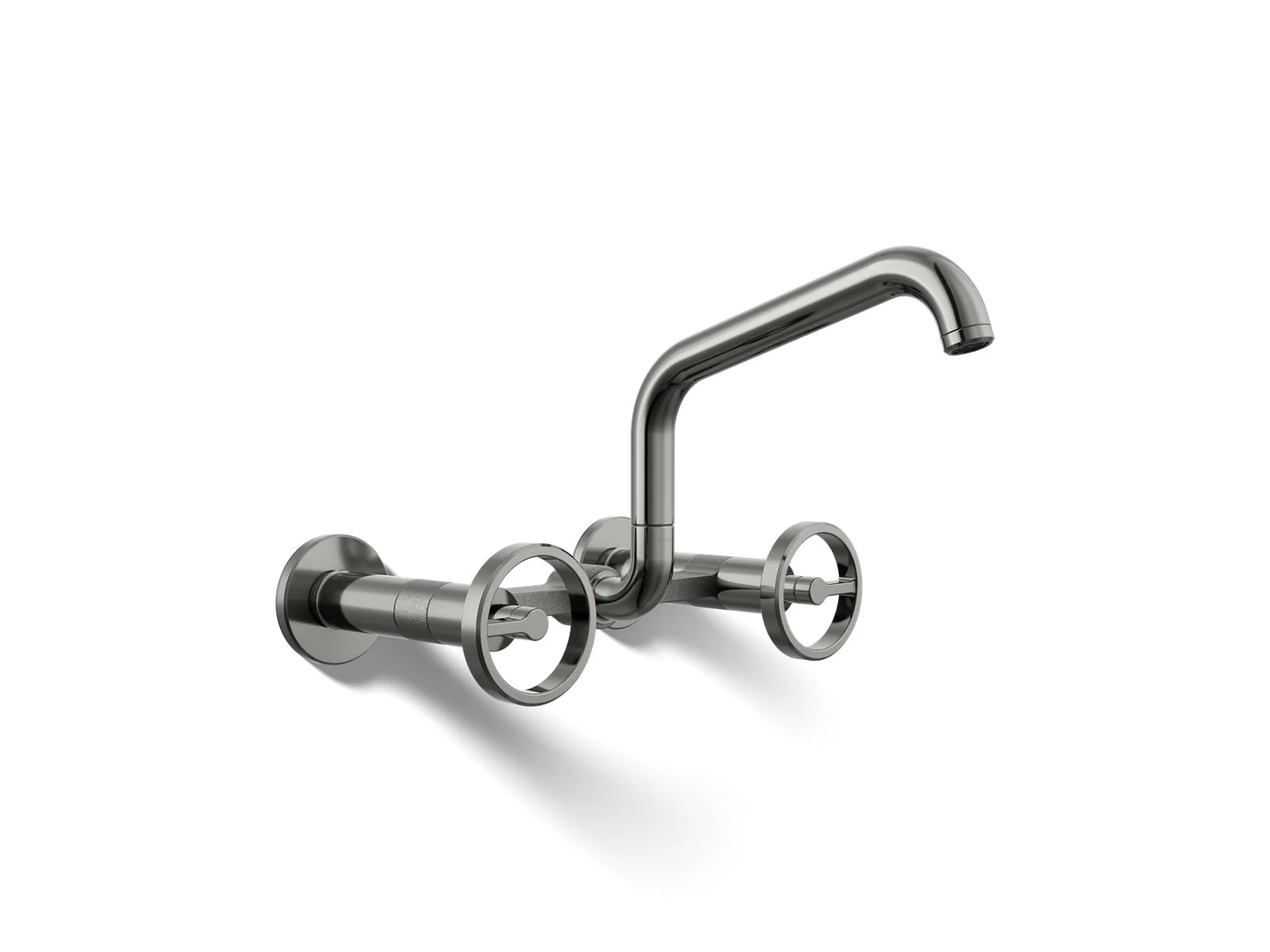 KOHLER K-28666-9 Billet Two-hole wall-mount bridge kitchen sink faucet - Image 50