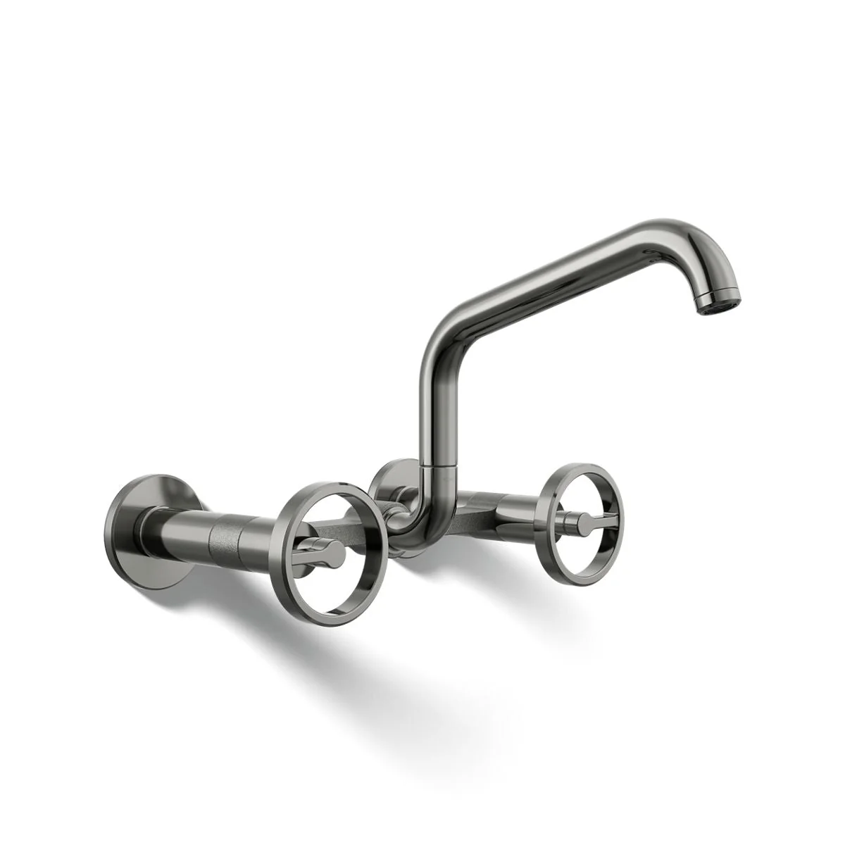 KOHLER K-28666-9 Billet Two-hole wall-mount bridge kitchen sink faucet - Image 54
