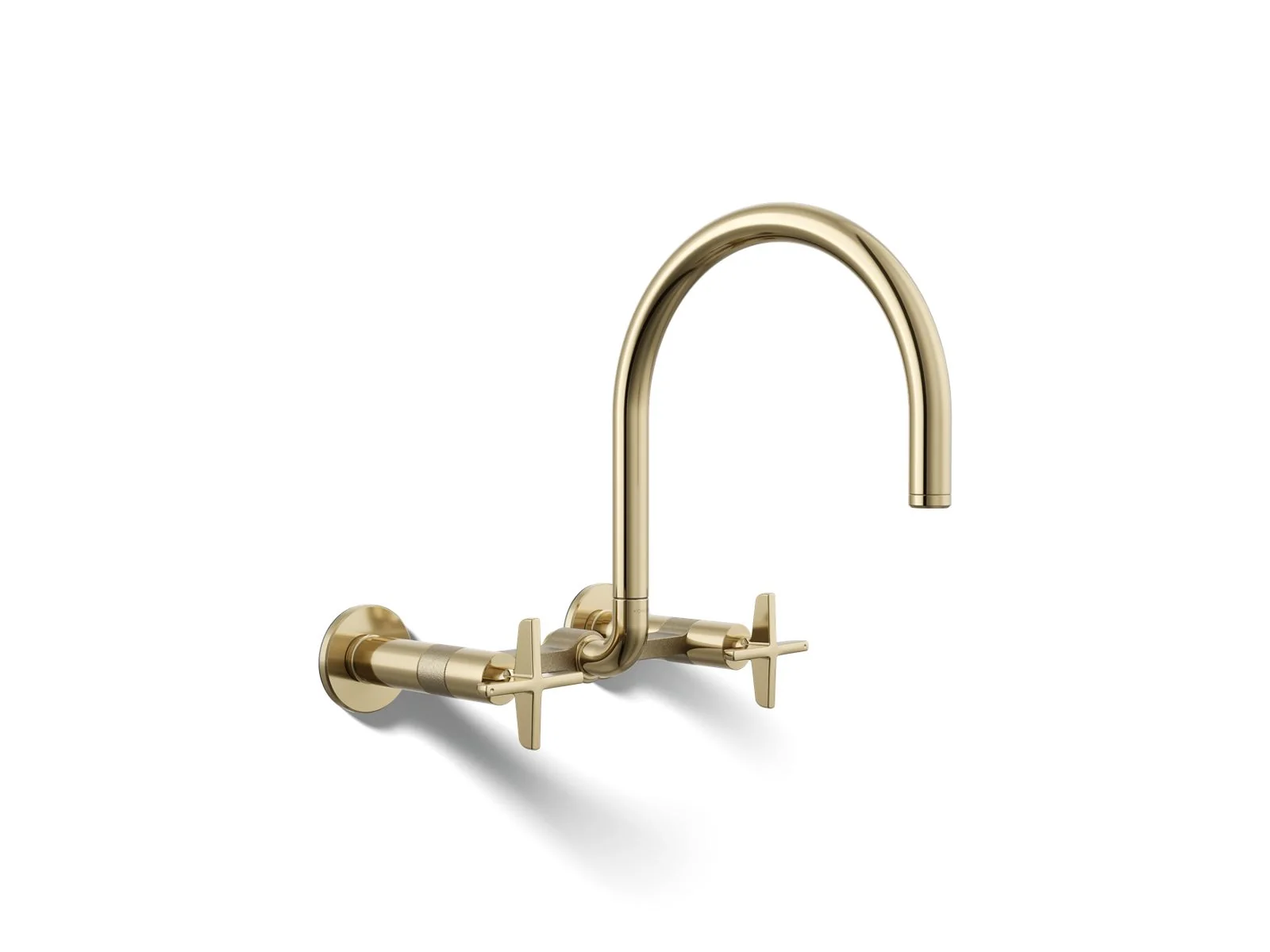 KOHLER K-28672-3 Billet Two-hole wall-mount bridge kitchen sink faucet - Image 10