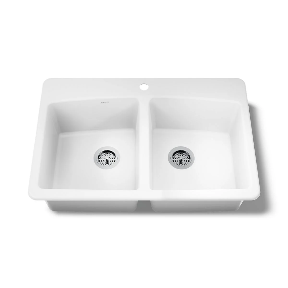 KOHLER K-5846-1 Brookfield 33" top-mount double-bowl kitchen sink - Image 6