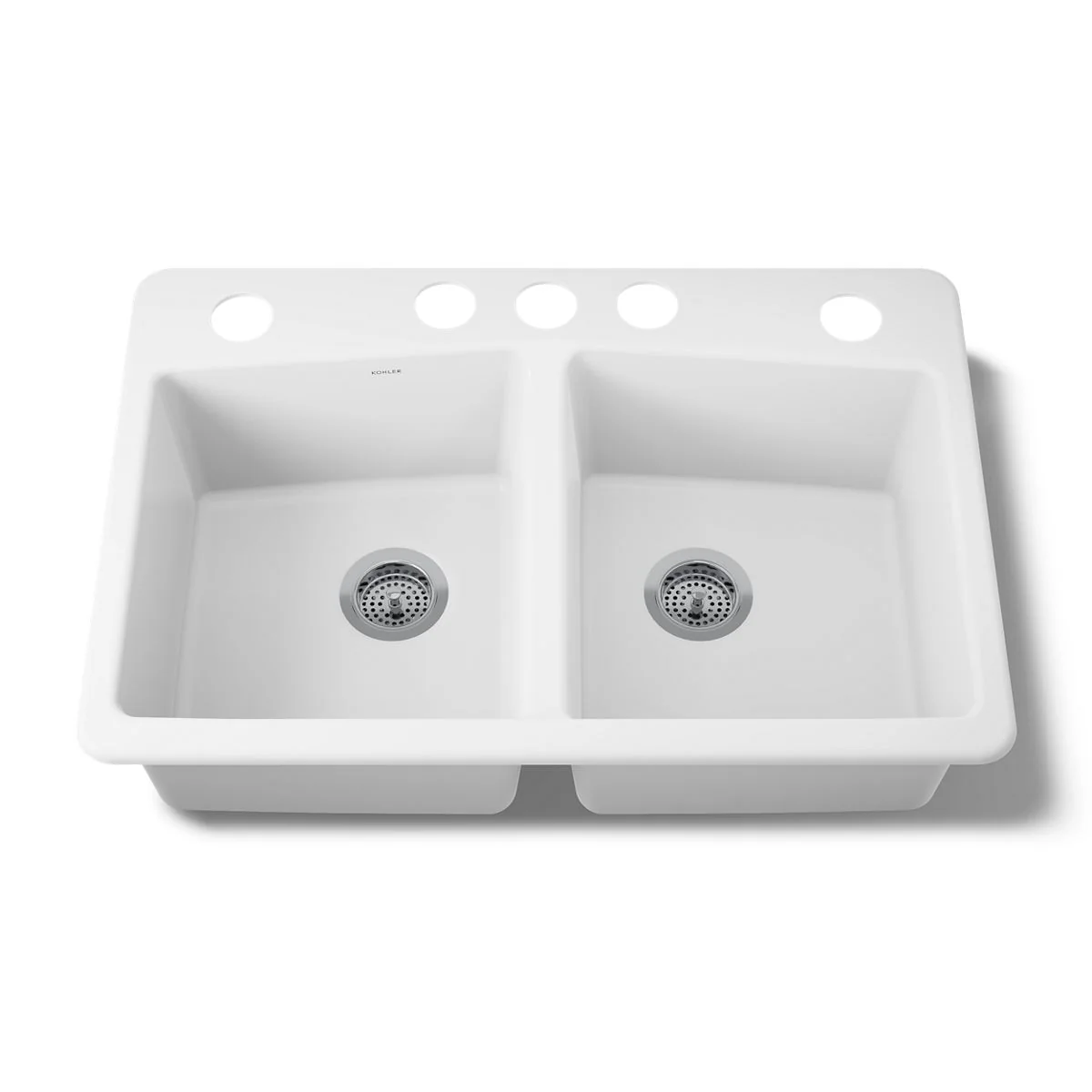 KOHLER K-5846-5U Brookfield 33" undermount double-bowl kitchen sink - Image 7