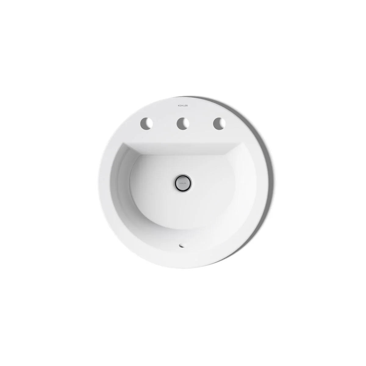 KOHLER K-2714-8 Bryant 19" round drop-in bathroom sink - Image 11