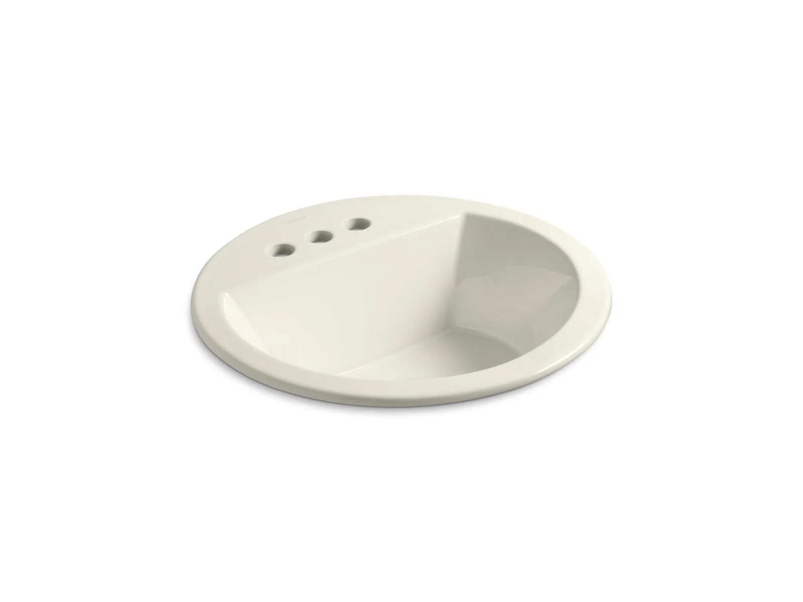KOHLER K-2714-4 Bryant 19" round drop-in bathroom sink - Image 2
