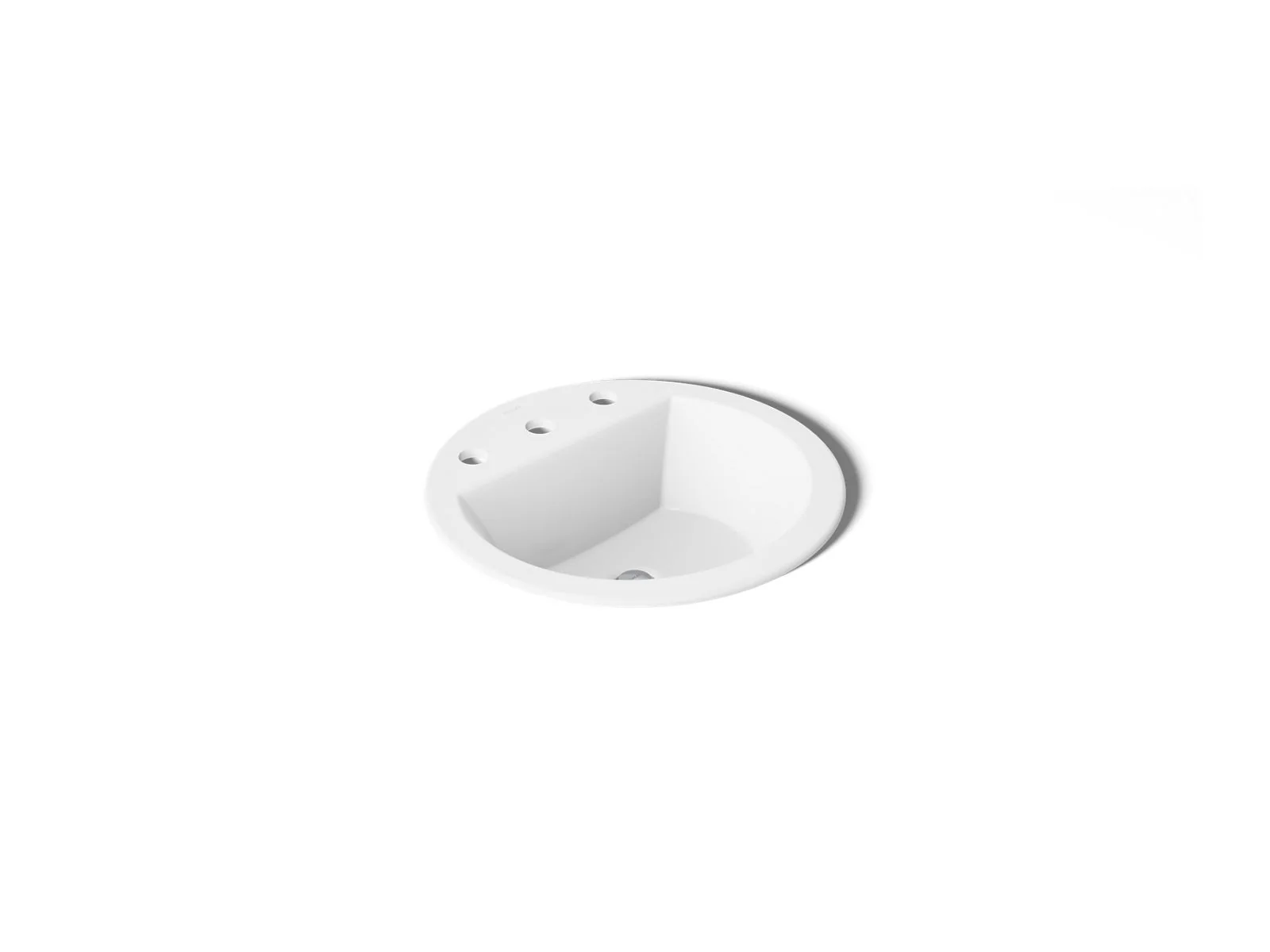 KOHLER K-2714-8 Bryant 19" round drop-in bathroom sink - Image 8
