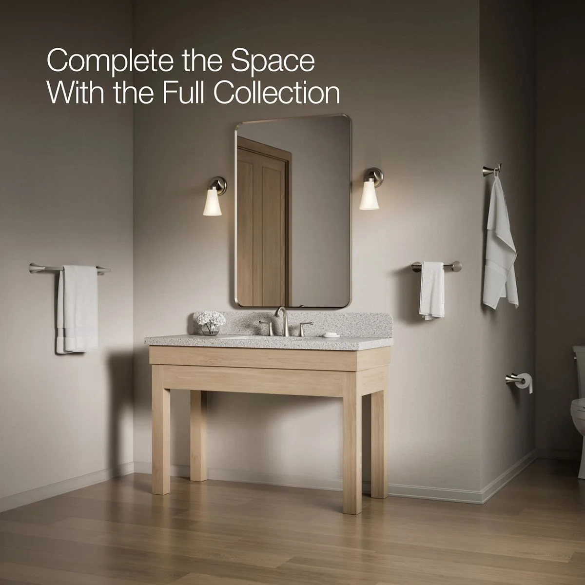 KOHLER K-35930 Buckley 9" towel bar - Image 8