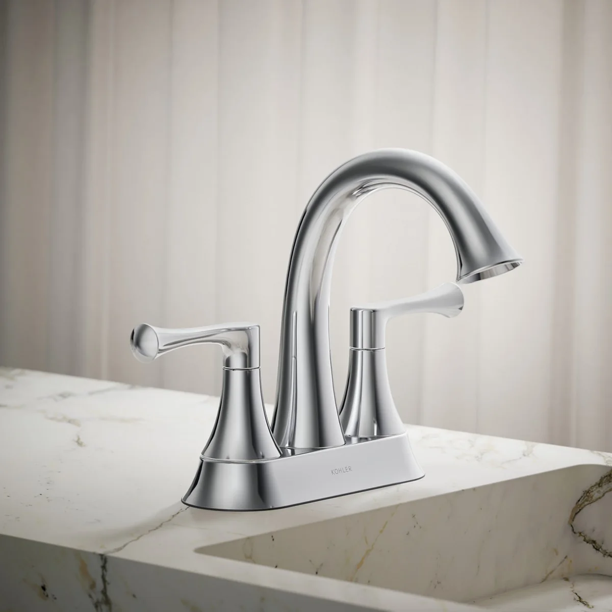 KOHLER K-35951-4K Buckley Centerset bathroom sink faucet, 1.0 gpm - Image 17