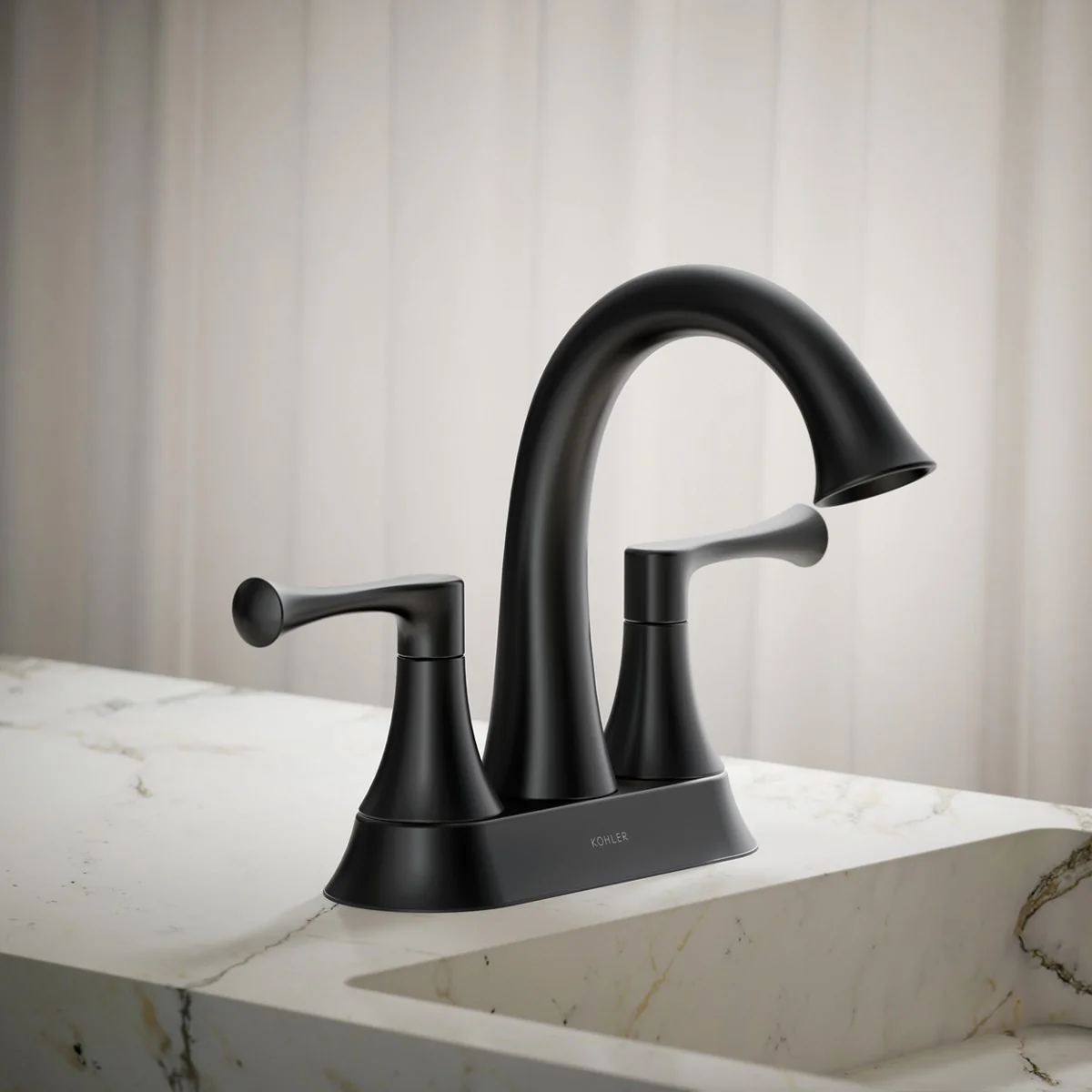 KOHLER K-35951-4K Buckley Centerset bathroom sink faucet, 1.0 gpm - Image 7