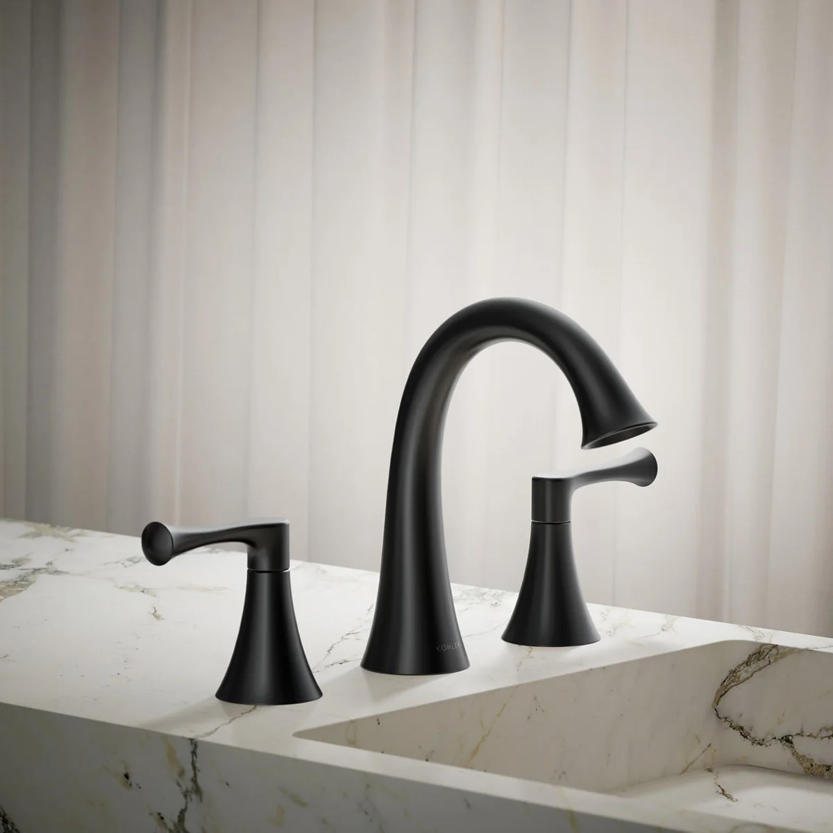 KOHLER K-35953-4K Buckley Widespread bathroom sink faucet, 1.0 gpm - Image 7