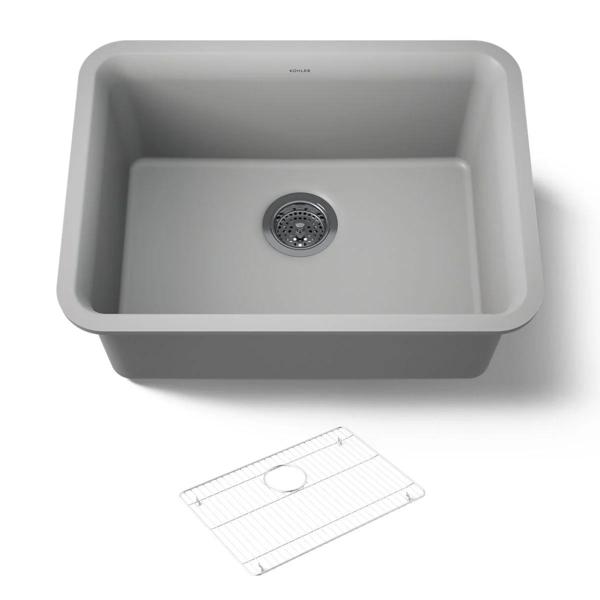 KOHLER K-28001 Cairn 24-1/2" undermount single-bowl kitchen sink - Image 21