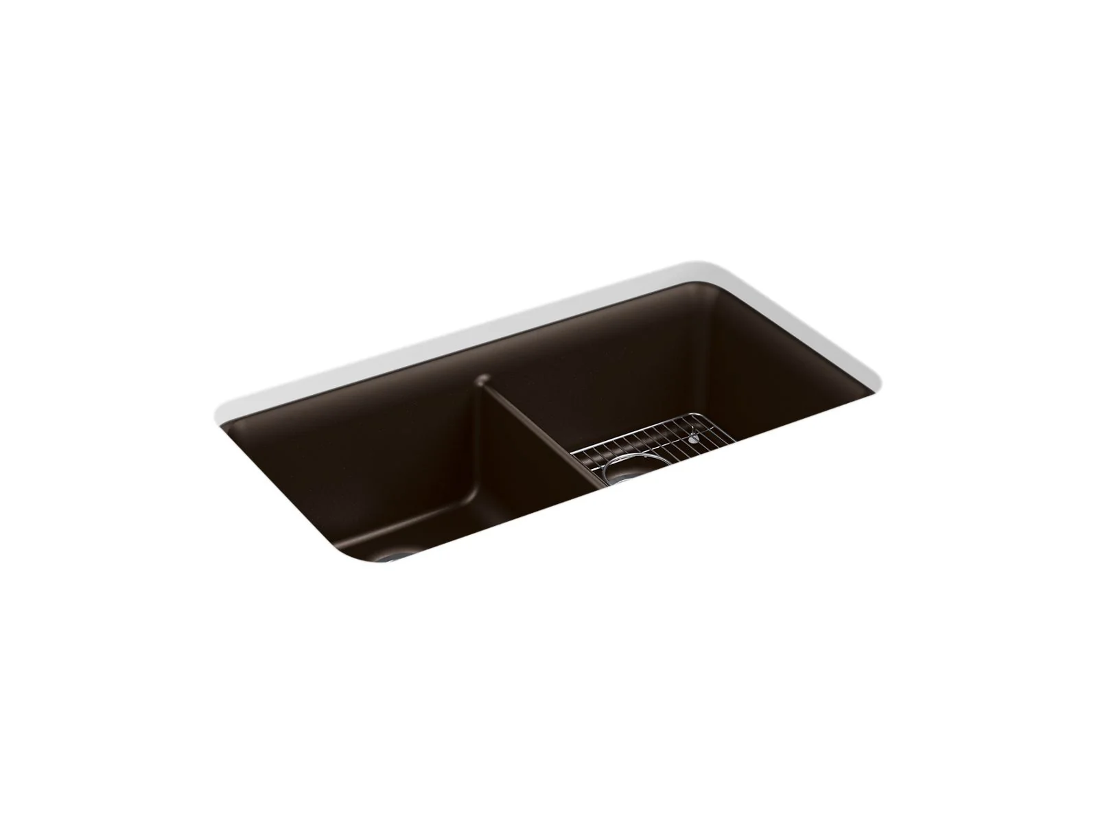 KOHLER K-8199 Cairn 33-1/2" undermount double-bowl kitchen sink - Image 2