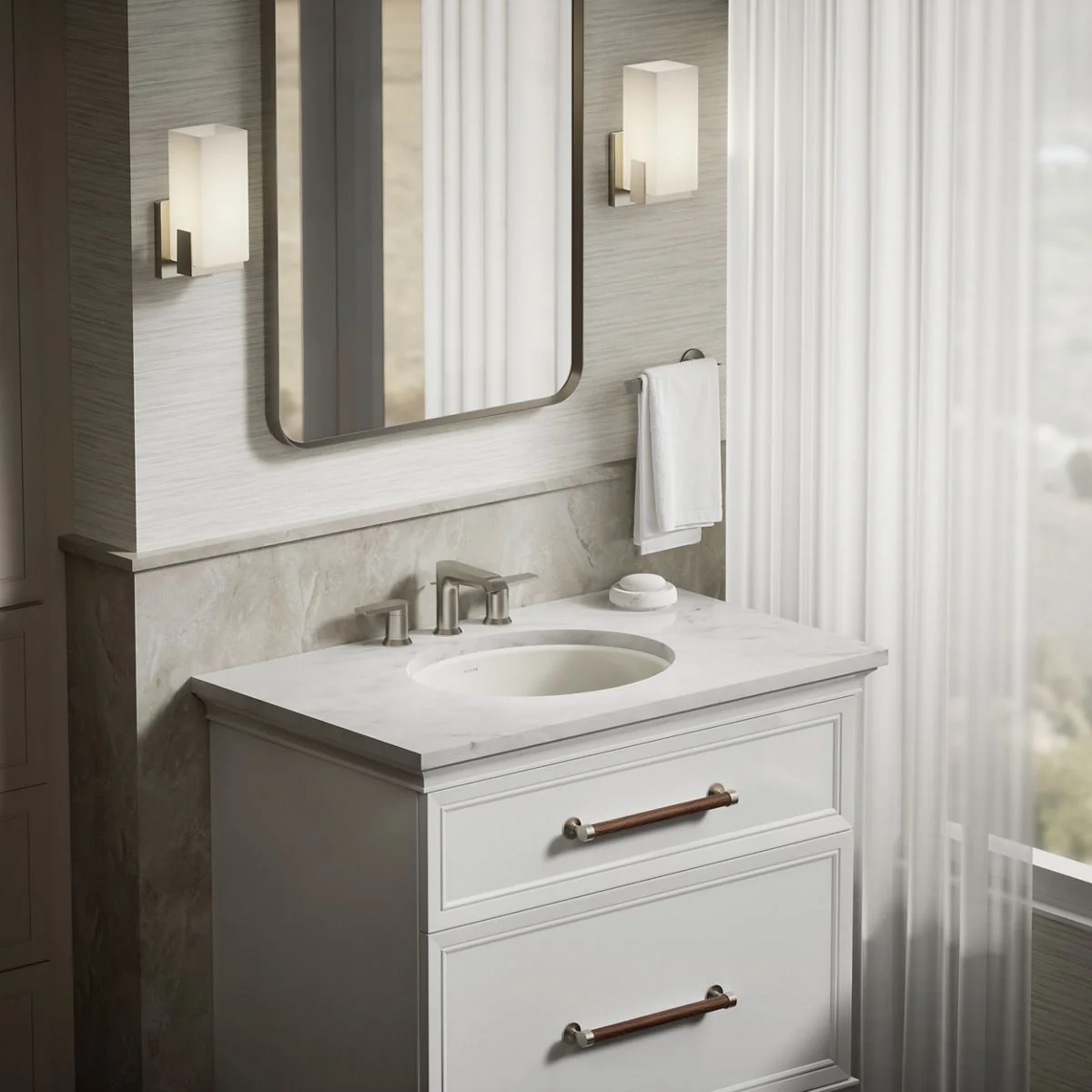 KOHLER K-2205 Caxton 19-1/4" oval undermount bathroom sink, no overflow - Image 5