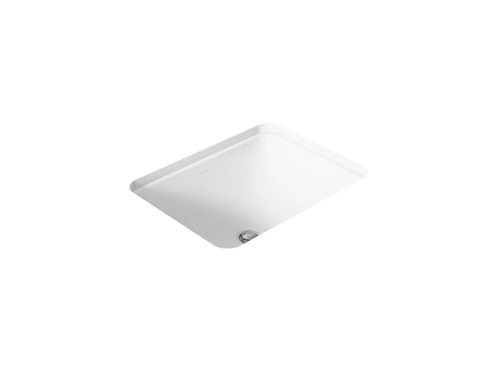 KOHLER K-20000 Caxton 20-1/2" rectangular undermount bathroom sink - Image 14
