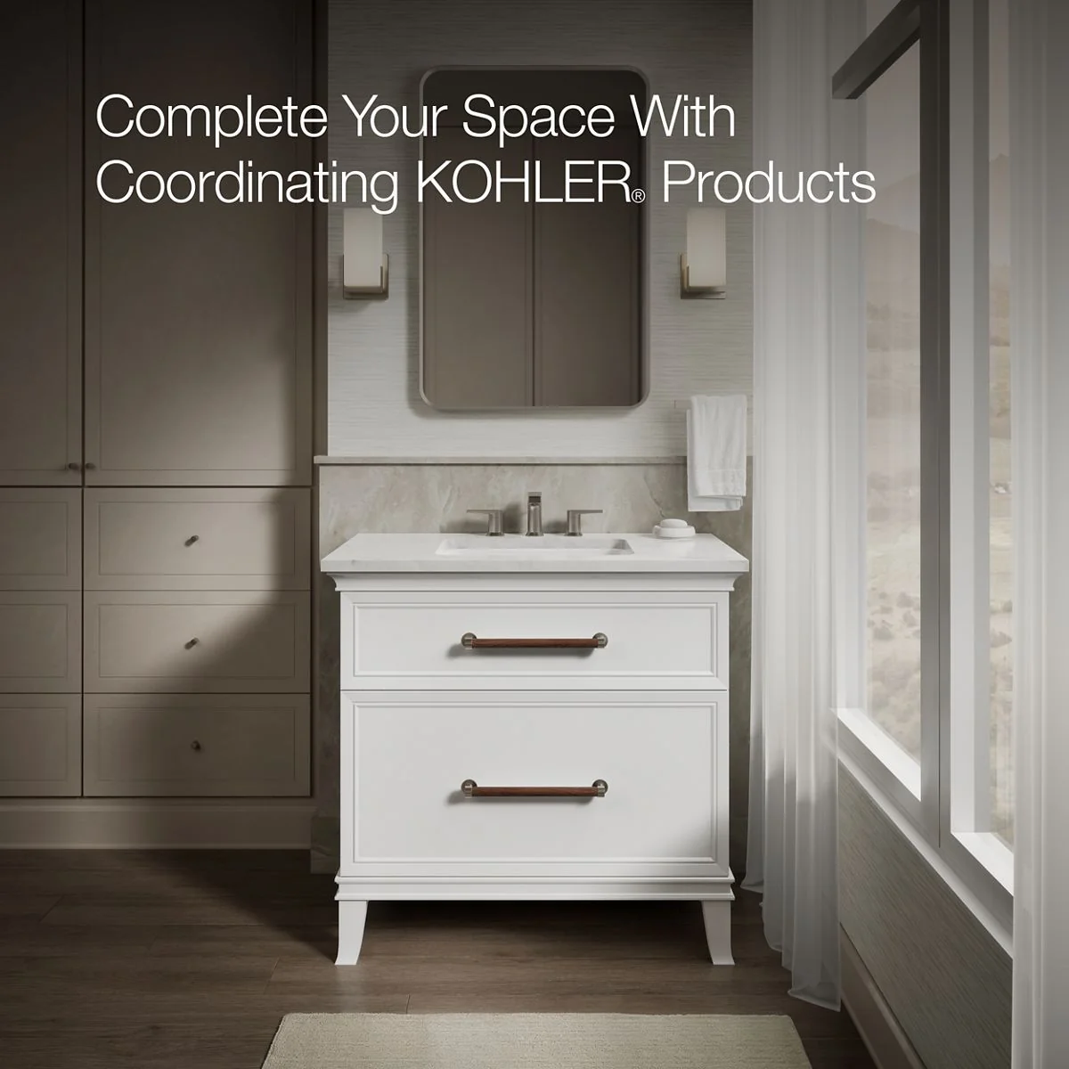 KOHLER K-20000 Caxton 20-1/2" rectangular undermount bathroom sink - Image 17