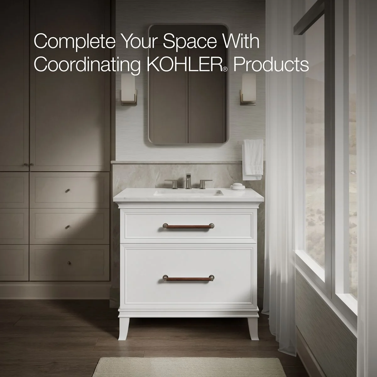 KOHLER K-20000 Caxton 20-1/2" rectangular undermount bathroom sink - Image 7