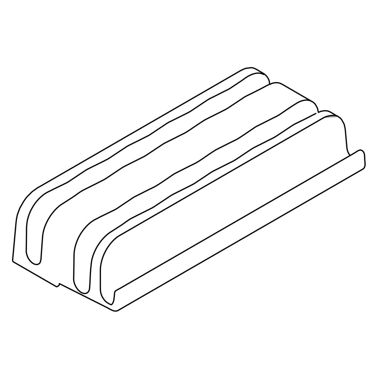 KOHLER K-1241031-03 Center Guide, 1/4" (Warm Grey)