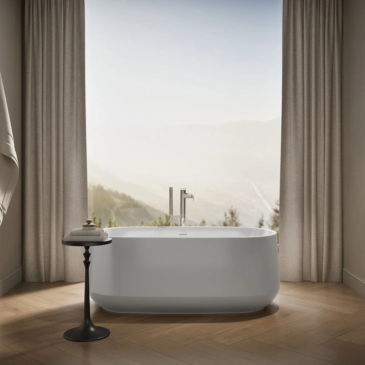 KOHLER K-8335 Ceric 60" x 29" freestanding bath - Image 5