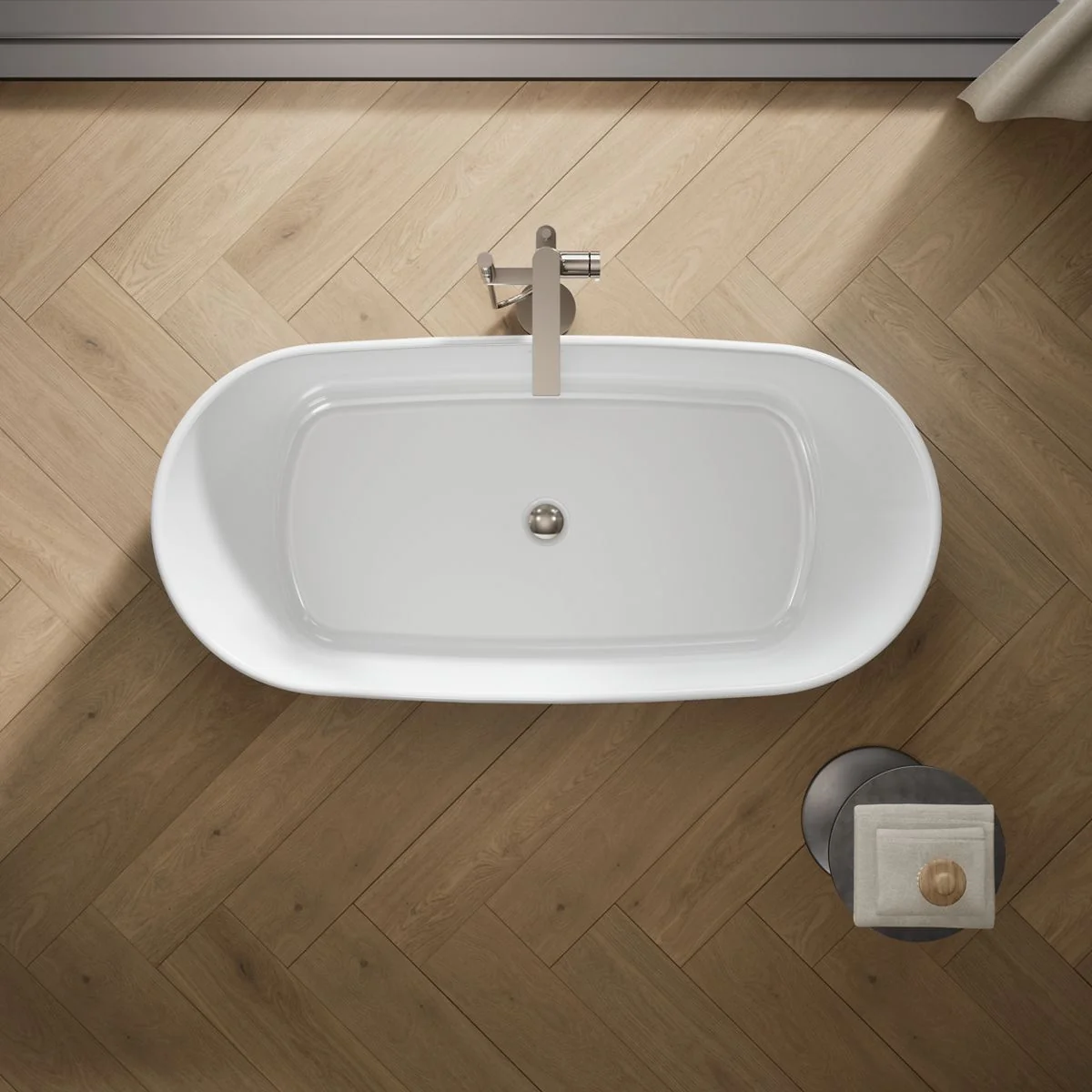 KOHLER K-8335 Ceric 60" x 29" freestanding bath - Image 6