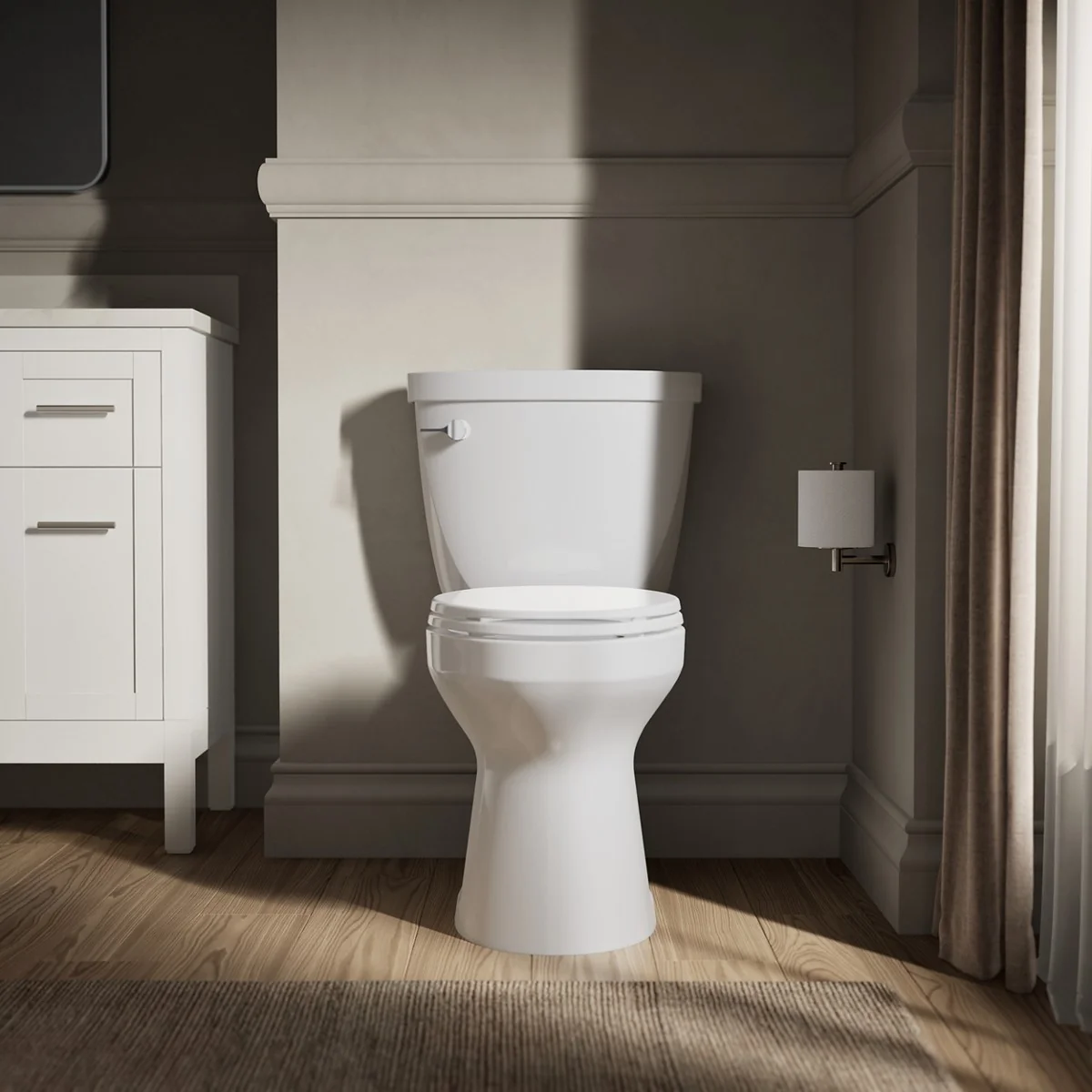 KOHLER K-31626-DRY Cimarron The Complete Solution two-piece elongated toilet, 1.28 gpf - Image 6