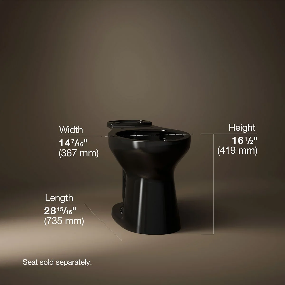 KOHLER K-31588 Cimarron Elongated toilet bowl - Image 8