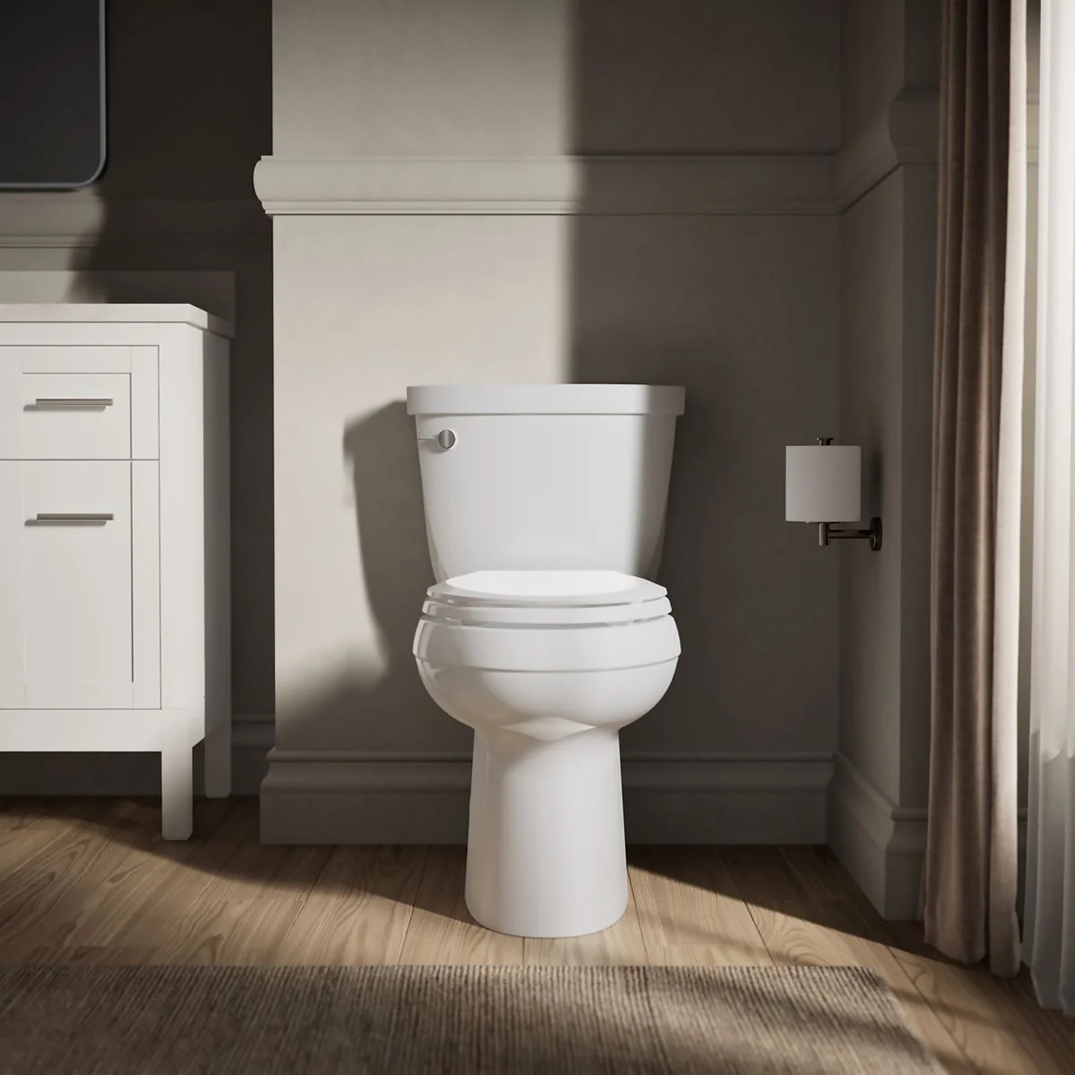 KOHLER K-5309 Cimarron Elongated toilet bowl with skirted trapway - Image 9