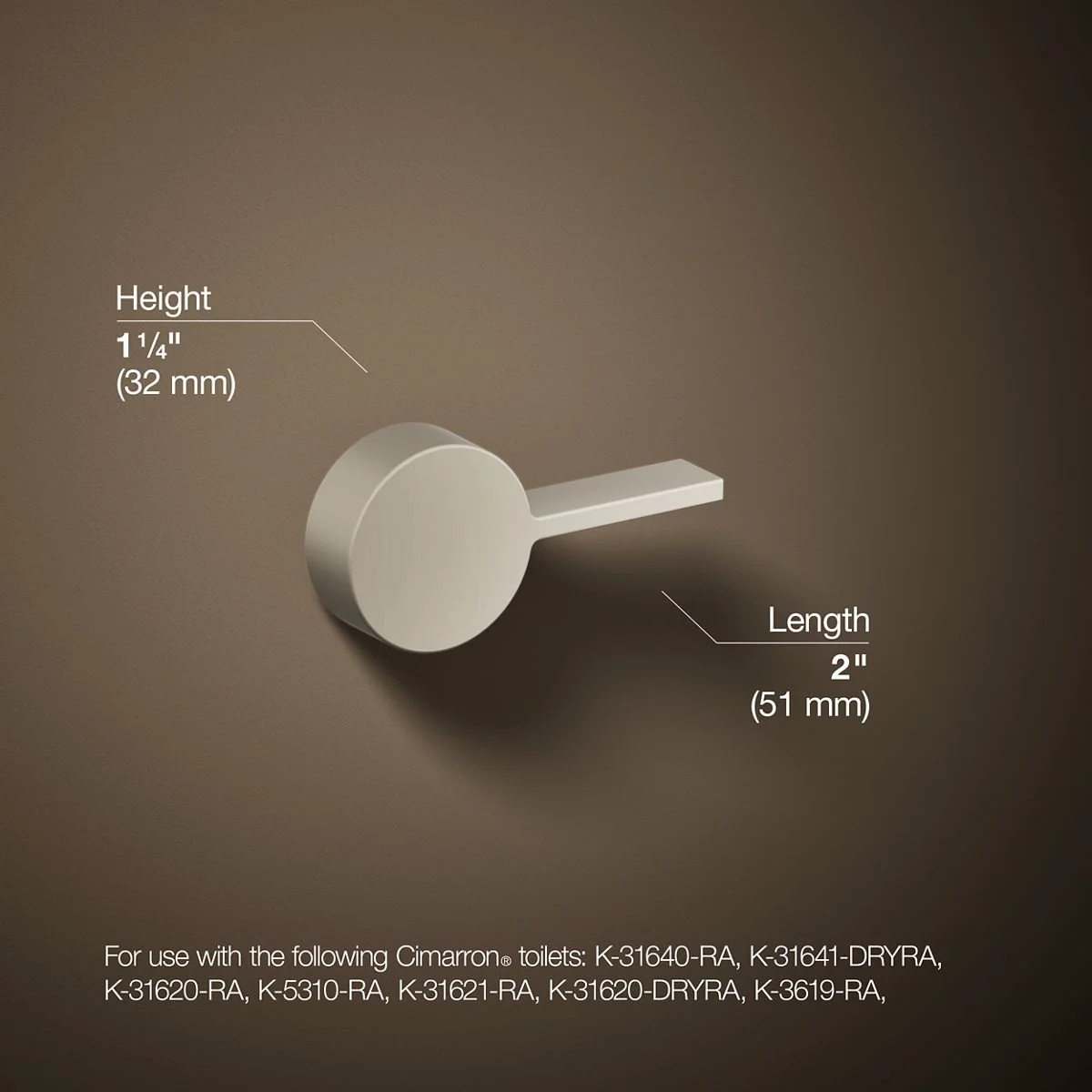 KOHLER K-9466-R Cimarron Right-hand trip lever - Image 14
