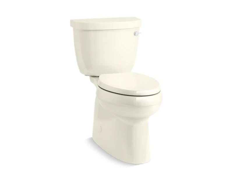 KOHLER K-5310-RA Cimarron Two-piece elongated toilet with skirted trapway, 1.28 gpf - Image 3