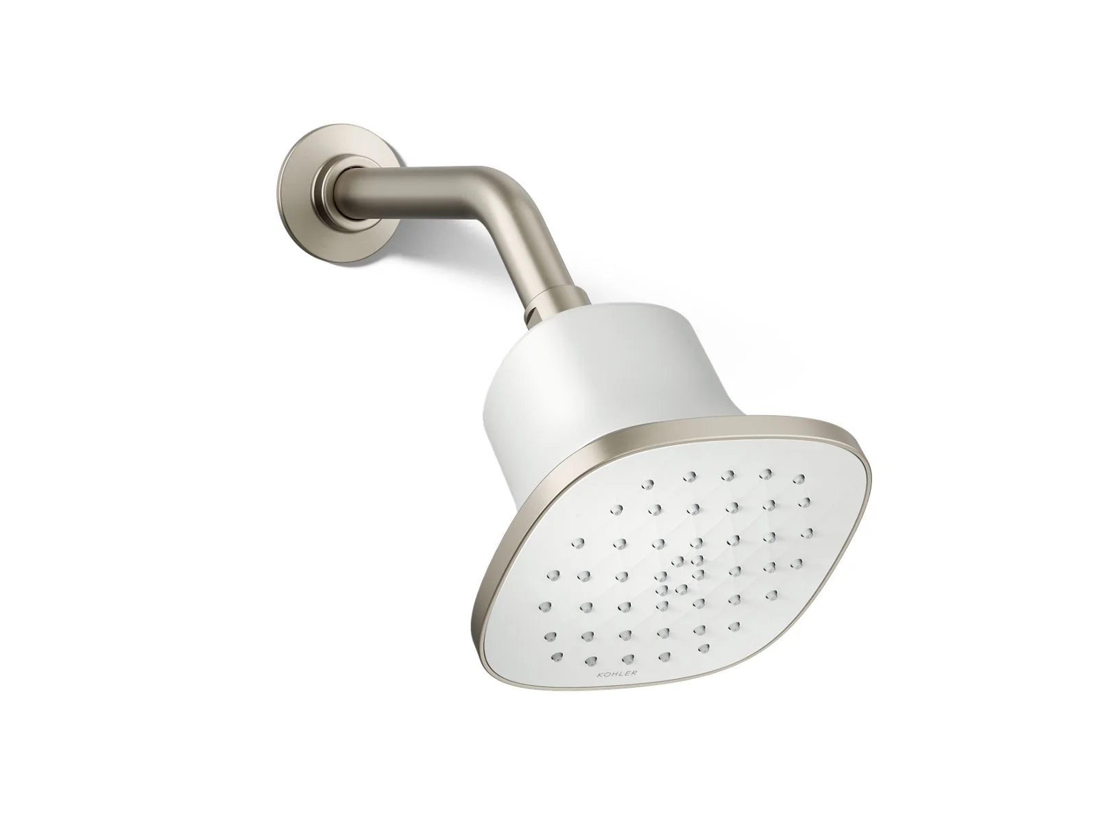 KOHLER K-37722-Y Cinq Square single-function filtered showerhead, 2.5 gpm