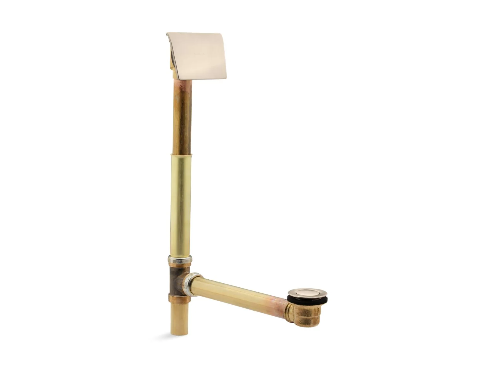 KOHLER K-7147-AF Clearflo 1-1/2" contoured pop-up drain and overflow for above- or through-the-floor installation - Image 6