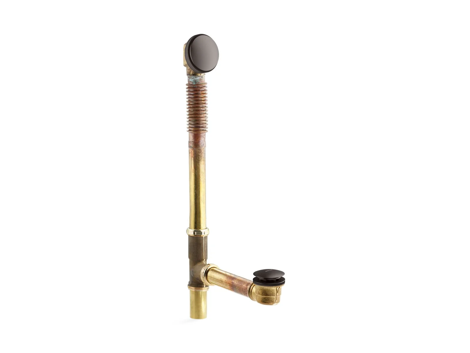 KOHLER K-7259 Clearflo Brass toe tap bath drain