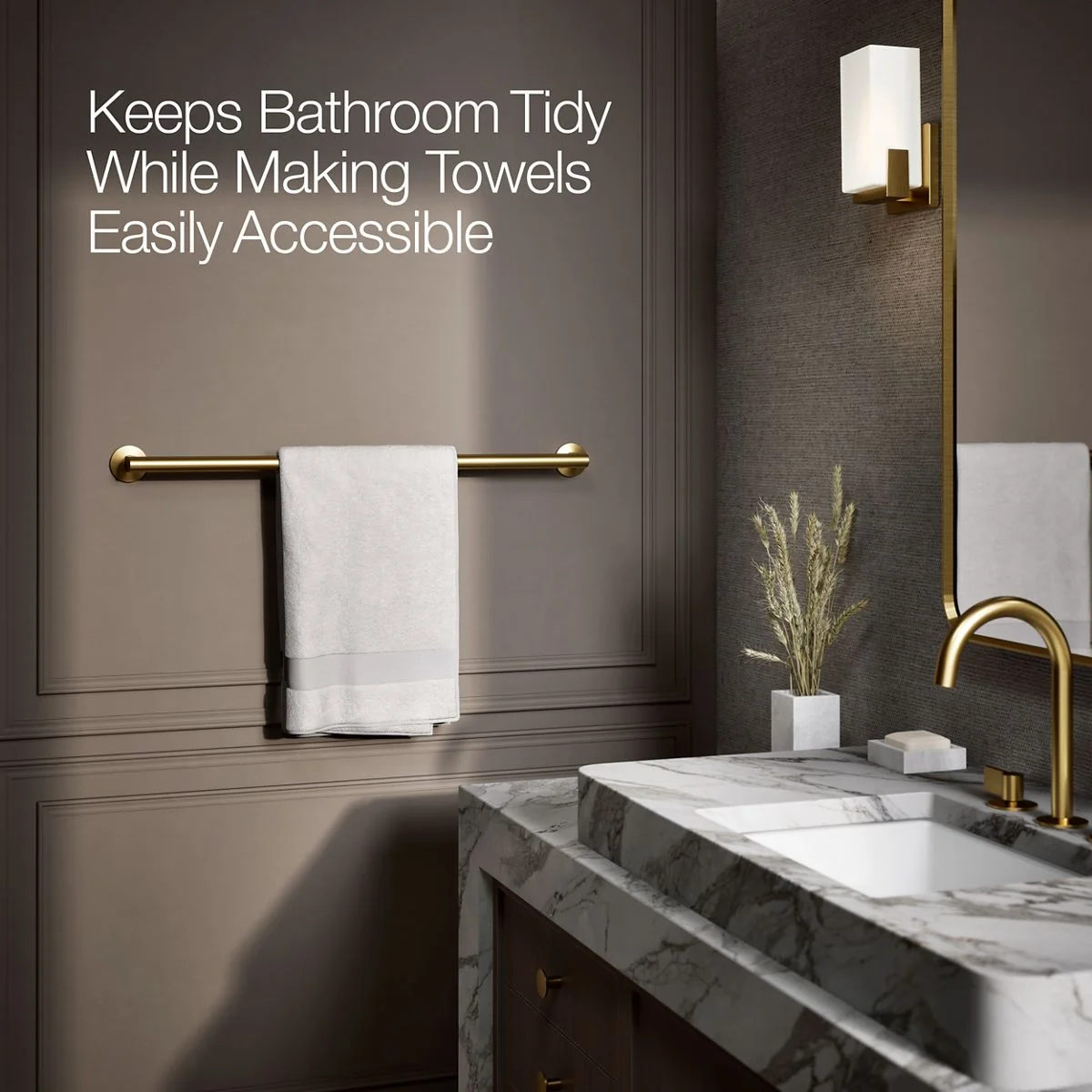 KOHLER K-78374 Components 30" towel bar - Image 13