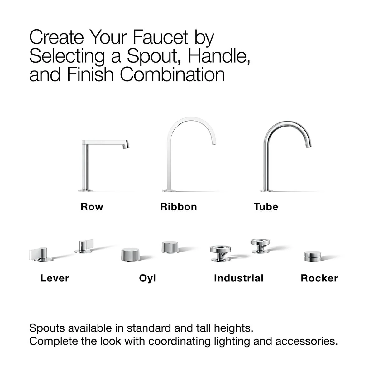 KOHLER K-77968 Components Bathroom sink faucet spout with Ribbon design, 1.2 gpm - Image 3