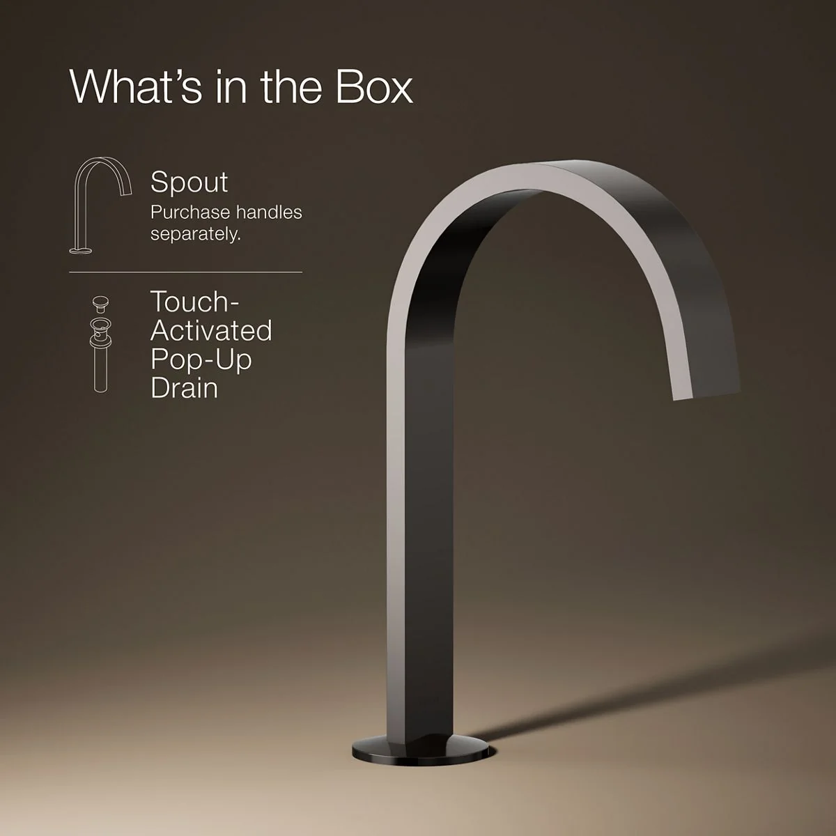KOHLER K-77968 Components Bathroom sink faucet spout with Ribbon design, 1.2 gpm - Image 34