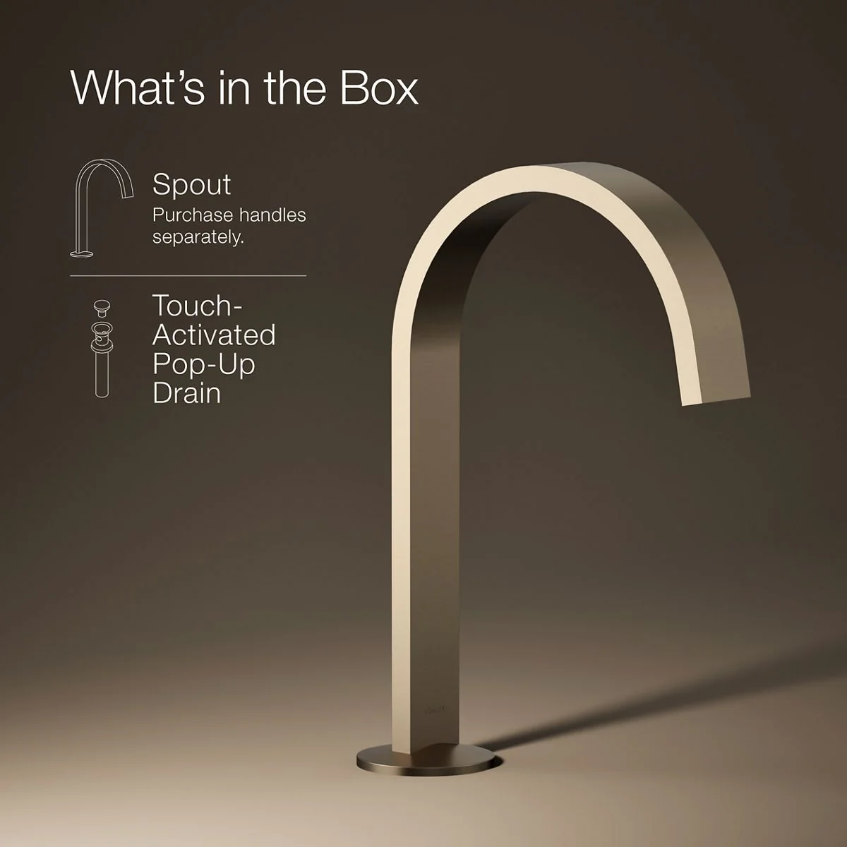 KOHLER K-77968 Components Bathroom sink faucet spout with Ribbon design, 1.2 gpm - Image 43
