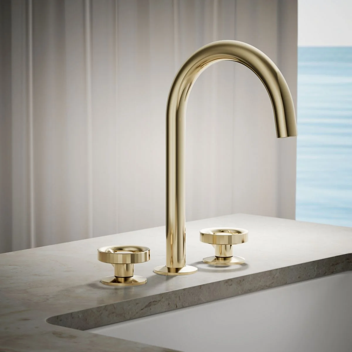KOHLER K-77990-9 Components Deck-mount bath faucet handles with Industrial design - Image 7