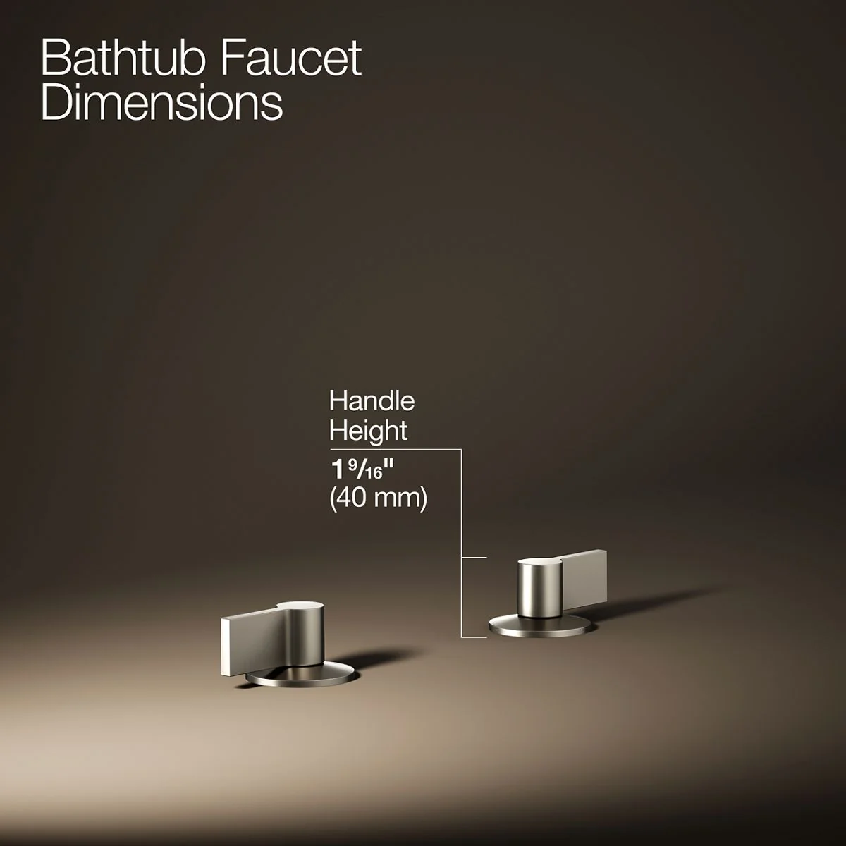 KOHLER K-77990-4 Components Deck-mount bath faucet handles with Lever design - Image 26