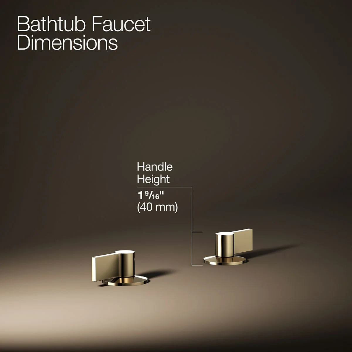 KOHLER K-77990-4 Components Deck-mount bath faucet handles with Lever design - Image 31