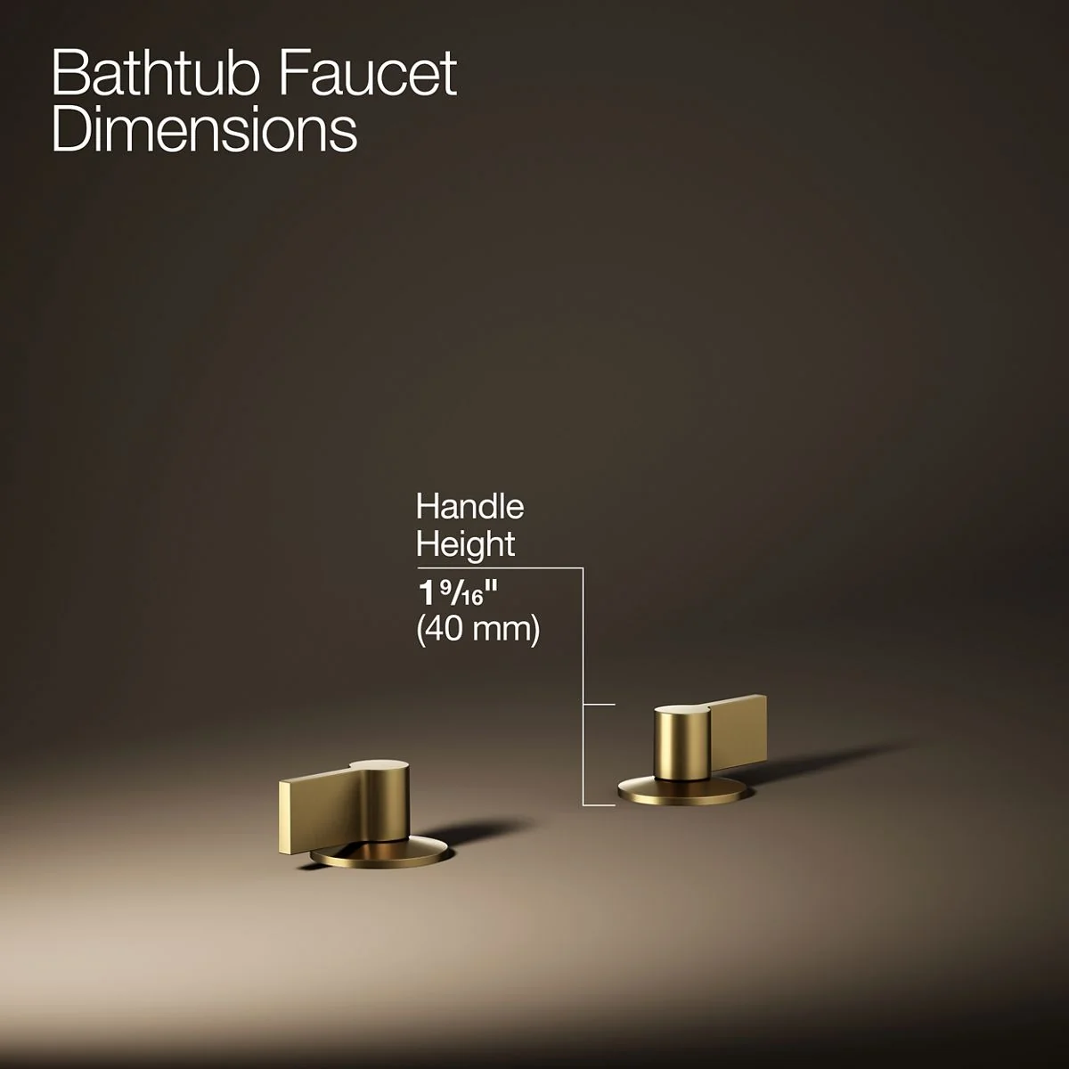 KOHLER K-77990-4 Components Deck-mount bath faucet handles with Lever design - Image 41
