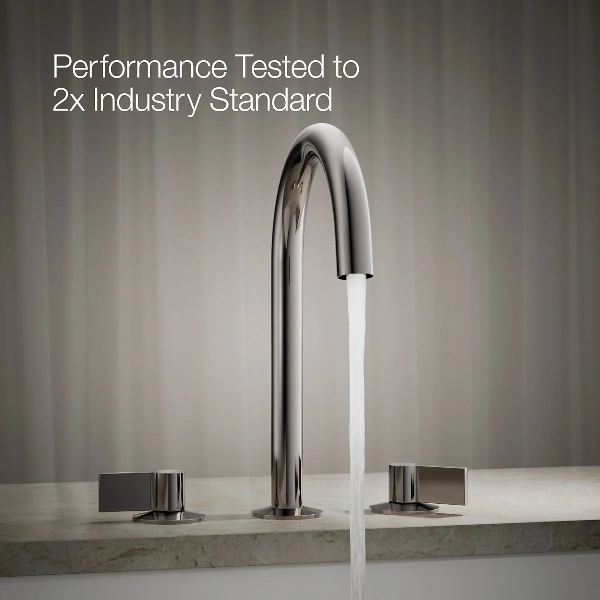 KOHLER K-77990-4 Components Deck-mount bath faucet handles with Lever design - Image 5