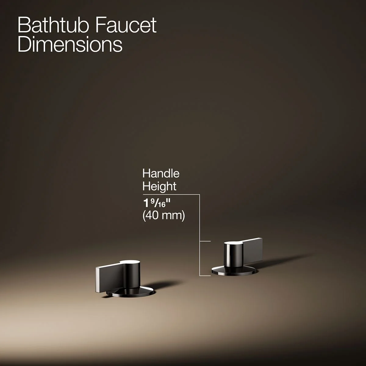 KOHLER K-77990-4 Components Deck-mount bath faucet handles with Lever design - Image 6