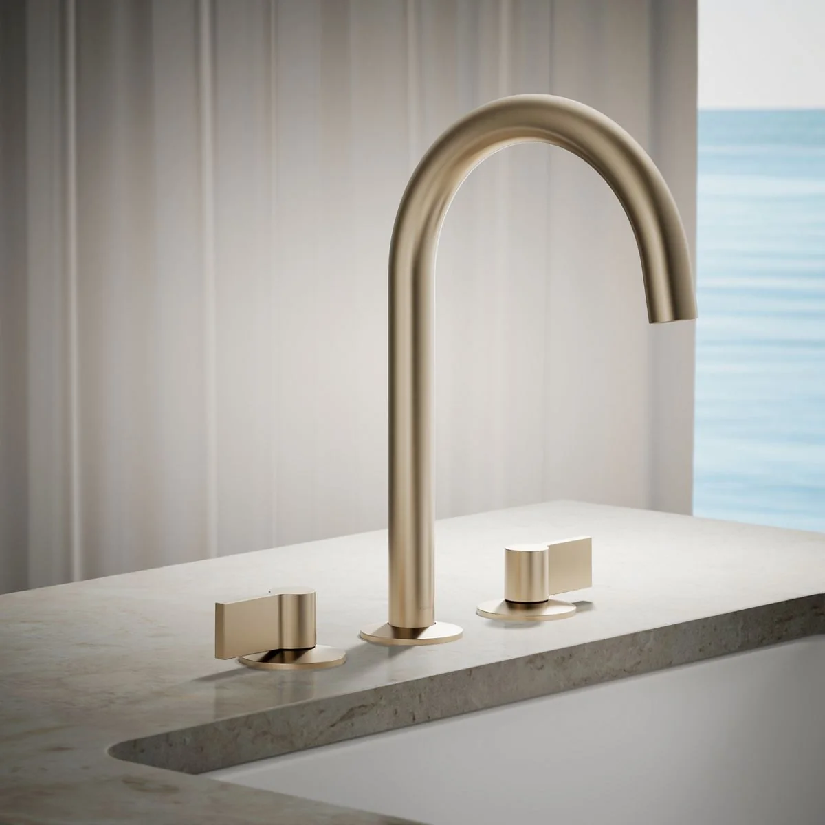 KOHLER K-77990-4 Components Deck-mount bath faucet handles with Lever design - Image 9