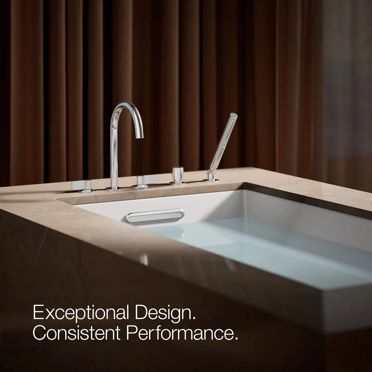 KOHLER K-77989 Components Deck-mount handshower holder and two-way diverter valve - Image 15