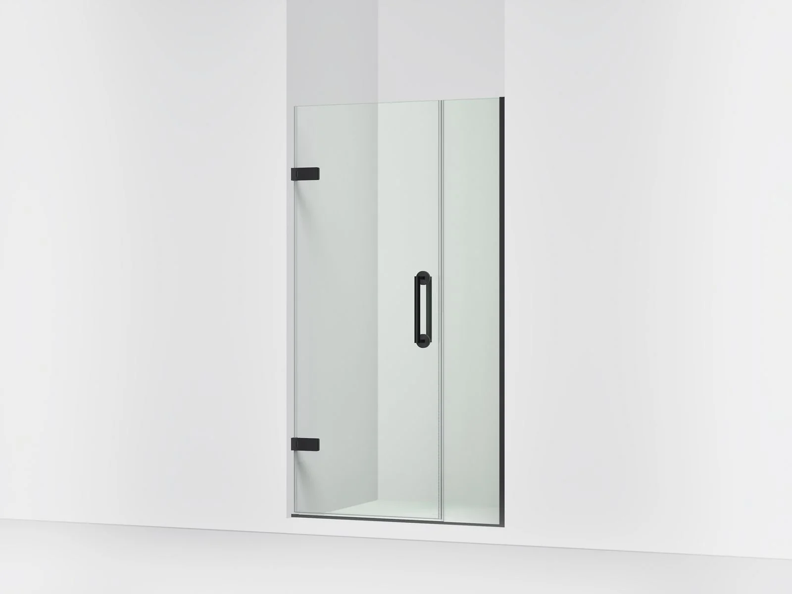 KOHLER K-27589-10L Components Frameless pivot shower door, 71-9/16" H x 33-5/8 - 34-3/8" W, with 3/8" thick Crystal Clear glass - Image 4