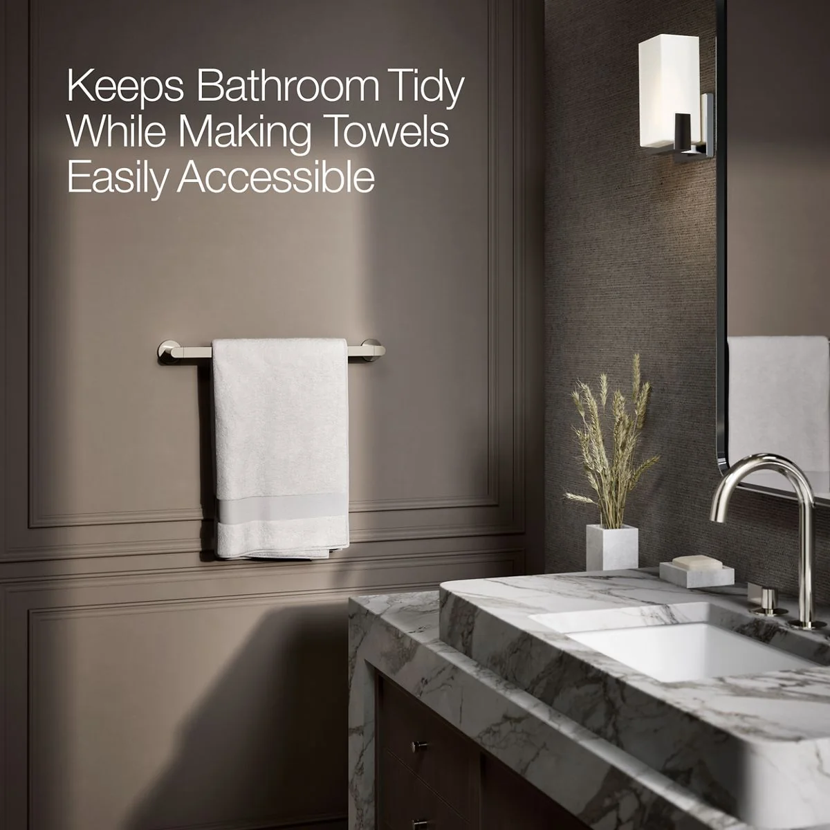 KOHLER K-73141 Composed 18" towel bar - Image 40